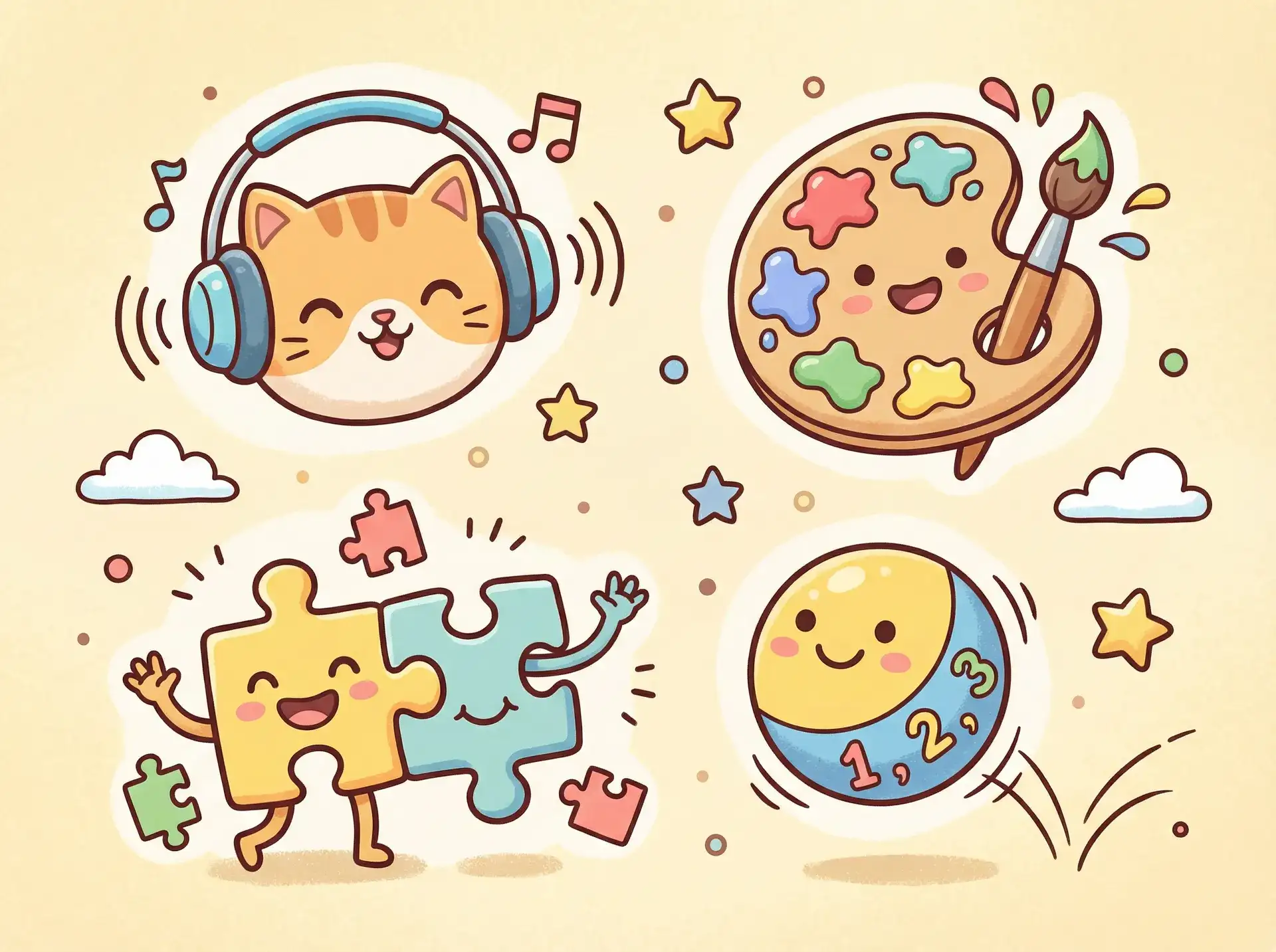 小朋友的手工作品 - 藏经阁影院 益智创作